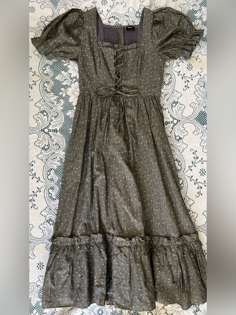 Storia Dahl Clothing Anya Dress Small, Floral, Cottage Core Dress - Picture 5 of 10